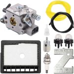 Kit carburateur wt - 589 pour echo cs - 300 cs - 301 cs - 305 cs - 340 cs - 341 cs - 345 cs - 346 cs ...