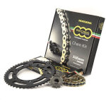 Kit chaine origine ktm sx - f 250 14x51 520 couronne acier - 118 maillons sans joints toriques