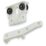 Cyclingcolors - kit chariot de tirage et patte de croisement polyamide ivoire pour tringle 24 x 16mm ...