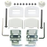 Olfa - kit charni�re capots blancs pour abattant tradition, europe, universal (apr�s 2016)