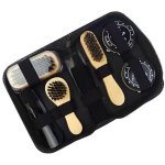 Kit de cirage pour chaussures en cuir lisse avec brosses brillantes et brosse en daim - protection très ... Kit de cirage pour chaussures en cuir lisse avec brosses brillantes et brosse en daim - protection très ...