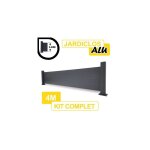 Cloture&jardin - kit clôture aluminium gris anthracite 4m - jardiclos - sur platines - 0, 40 mètre Cloture&jardin - kit clôture aluminium gris anthracite 4m - jardiclos - sur platines - 0, 40 mètre