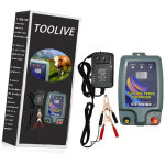 Kit de cl�ture �lectrique, cl�ture �lectrique pour b�tail, animaux, �lectrificateur de cl�ture, haute ...