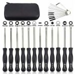 Kit complet de 12 outils de r�glage de carburateur et tournevis de r�glage pour moteur � 2 temps, xu, ...