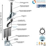 Kit conduit double paroi isolé dévoiement sortie toiture ediliso25 edilinox diamètre 150 version déport ... Kit conduit double paroi isolé dévoiement sortie toiture ediliso25 edilinox diamètre 150 version déport ...