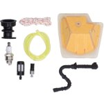 Kit de conduite de carburant avec filtre � air, bougie d'allumage standard stable, kit de filtre � carburant ...