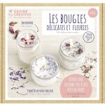 Kit de cr�ation bougies - graine creative - fleurs s�ch�es - multicolore - cire de soja