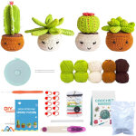 Kit de crochet pour d�butants, kit de d�marrage crochet, kit de tricot et crochet pour d�butants, loisirs ...