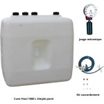 Roth - kit cuve fioul 1000 l simple paroi + kit aspiration + jauge Roth - kit cuve fioul 1000 l simple paroi + kit aspiration + jauge