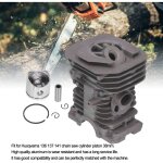 Kit cylindre - piston 38mm, pices de rechange pour trononneuse husqvarna 136 137 141 - eosnow