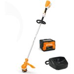 Stihl - kit d�broussailleuse aliment� par pile sans fil fsa 57 compact avec batterie ak 10 + chargeur ...