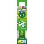 Kit de démarrage swiffer : balai rotatif à 360°, 8 chiffons secs, 3 chiffons humides Kit de démarrage swiffer : balai rotatif à 360°, 8 chiffons secs, 3 chiffons humides