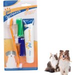 Kit dentaire dentifrice chien, brosse  dents pour chiens avec dentifrice, dentifrice chien, brosse  ...