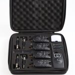 Kit de dtecteurs de touche sans fil numrique avec mallette de transport alarme de pche avec voyants ...