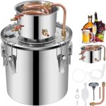 Mophorn - kit de distillerie moonshine still, kit de distillation de whisky de 5, 5 gallons avec pompe ...
