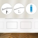 Orac - kit diy encadrement cimaise px175 + 2 cadres px201 + colle - soubassement