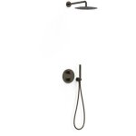 Kit de douche 2 voies pour boîtier encastré therm?box noir bronze - tres 28135004kmb Kit de douche 2 voies pour boîtier encastré therm?box noir bronze - tres 28135004kmb