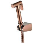 Kit de douche en acier inoxydable pour pulverisateur de bidet a main en or rose, b