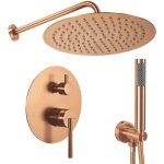 Kit de douche encastr� rea argon brush copper + box