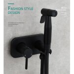 Kit douchette wc, toilette bidet spray, bidet pulvrisateur de douche kit en laiton kit mitigeur douchette ...