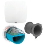 Kit e - twist&go salle de bain + wc pour vmc hygror�glable - atlantic - hygrog�nius - � 80mm - 526292 ...