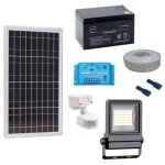 Kit eclairage solaire puissant avec dtecteur de mouvement 20w - 20w - 2000lm