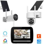 Kit écran 7? enregistreur 4mp ultra hd + 2 caméras rechargeables (1x pt) + 2 panneaux solaire Kit écran 7? enregistreur 4mp ultra hd + 2 caméras rechargeables (1x pt) + 2 panneaux solaire