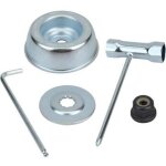Kit ecrou tete debroussailleuse universelle, pour dbroussailleuse thermique, stihl, echo, ryobi tete ...