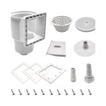 Andyou - kit d'�cumoire de piscine hors sol pour skimmer mural pour incisions murales de piscine de 32mm, ...