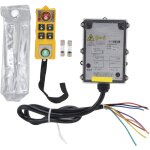 Kit émetteur de commutateur à distance industriel à poignée unique pour grue à palan électrique yu4sac ... Kit émetteur de commutateur à distance industriel à poignée unique pour grue à palan électrique yu4sac ...