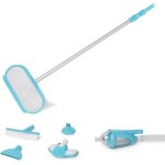 Kit d'entretien de piscine deluxe - accessoires de piscine - kit de nettoyage de piscine - 5 pi�ces