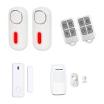 Kit expert - alarme sans fil puissante prt  poser - 2 sirnes dportes 120db - idal appartement garage ...