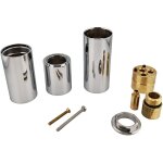 Kit d'extension chrom� de 3 cm pour robinet encastr� cristina rubinetterie criac63751 extension