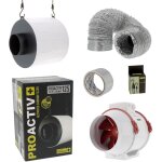 Kit extraction 250m3 / h + filtre � charbon proactiv 125mm