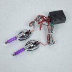 Kit feux d�coratifs violet � �clats forme de doigt teknix pour