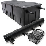 Wiltec - kit complet: cbf - 350c filtre de bassin jusqu'à 90000 l biologique, neo10000 supereco pompe ... Wiltec - kit complet: cbf - 350c filtre de bassin jusqu'à 90000 l biologique, neo10000 supereco pompe ...
