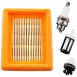 Kit de filtre  air et bougie d'allumage pour dbroussailleuses stihl fs120, fs200, fs250, fs300, fs350, ...