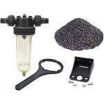 Kit filtre � charbon actif cintropur te - ctn nw25 + �querre murale + 5 l charbon actif