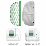 Kit filtre grande maille + vide litire pour puramax 2 - petkit