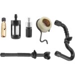 Kit de filtre  huile pour pompe  huile de trononneuse, engrenage  vis sans fin, tuyau de carburant ...
