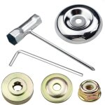 Kit de fixation universel 6 pi�ces pour lames de d�broussailleuse, kit d'�crous pour t�te de d�broussailleuse, ...