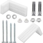 Kit fixation wc au sol, vis fixation wc, fixation sur pied toilet, kit de fixation pour cuvette de wc ...