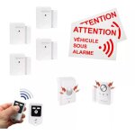 Kit food truck deluxe 1 - 4 détecteurs ouverture + détecteur ouverture / vibration + sirène + 2 télécommandes ... Kit food truck deluxe 1 - 4 détecteurs ouverture + détecteur ouverture / vibration + sirène + 2 télécommandes ...