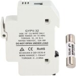 Kit fusible photovoltaque gypv - 32 + gypv - 1038 - 32a et 20a 1000vdc - porte - fusible 1p pour panneaux ...