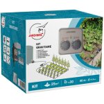 Kit goutte � goutte jardibric 25m� avec programmateur 40m de micro tuyau �6mm, 30 goutteurs r�glables, ...