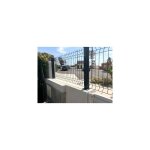 Cloture&jardin - kit grillage rigide gris anthracite 10m - jardimalin clips + - fil 4mm - sur platines ...