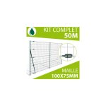 Cloture&jardin - kit grillage soudé vert 50m - jardimalin - maille 100x75mm - 1 mètre Cloture&jardin - kit grillage soudé vert 50m - jardimalin - maille 100x75mm - 1 mètre