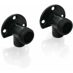 Kit d'installation noir mat pour connecter le tuyau pour robinet apparent, syst�me de douche ext�rieur, ...