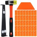 Kit d'installation pour sol stratifi, kit pose parquet stratifi avec 40 entretoises bloc de frappe, ...