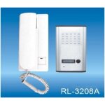 Kit d'interphone extrieur unifamilial  2 fils avec combin et bouton rl - 3208a - - ymyny